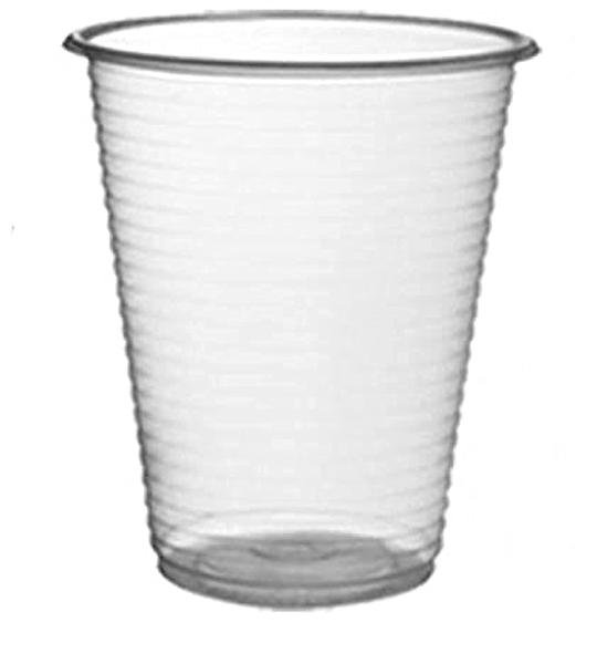 Disposable Light Transparent Plastic Cups (100 Pcs)