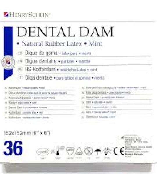 Henry Schein Rubber Dam 6X6 (36pcs)