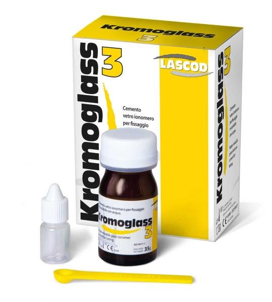 Lascod Kromoglass 3 Luting Cement (35g)