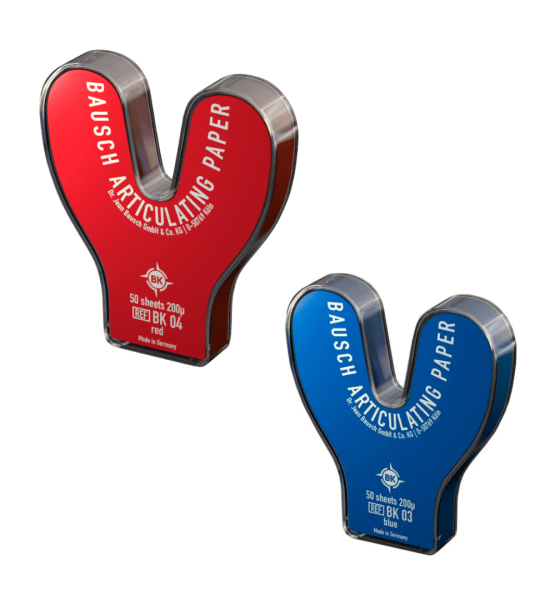 BAUSCH Articulating Paper 200 micron Horse Shoe 50 Strip