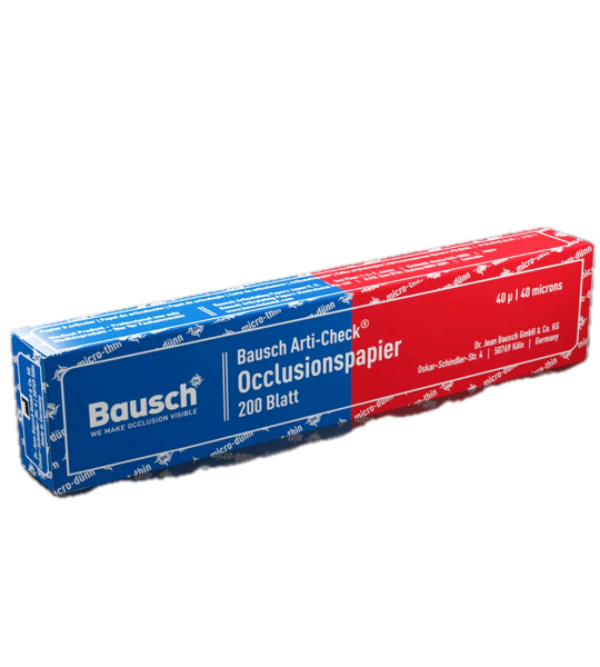 BAUSCH Articulating Paper 40 micron 200 Strips LONG
